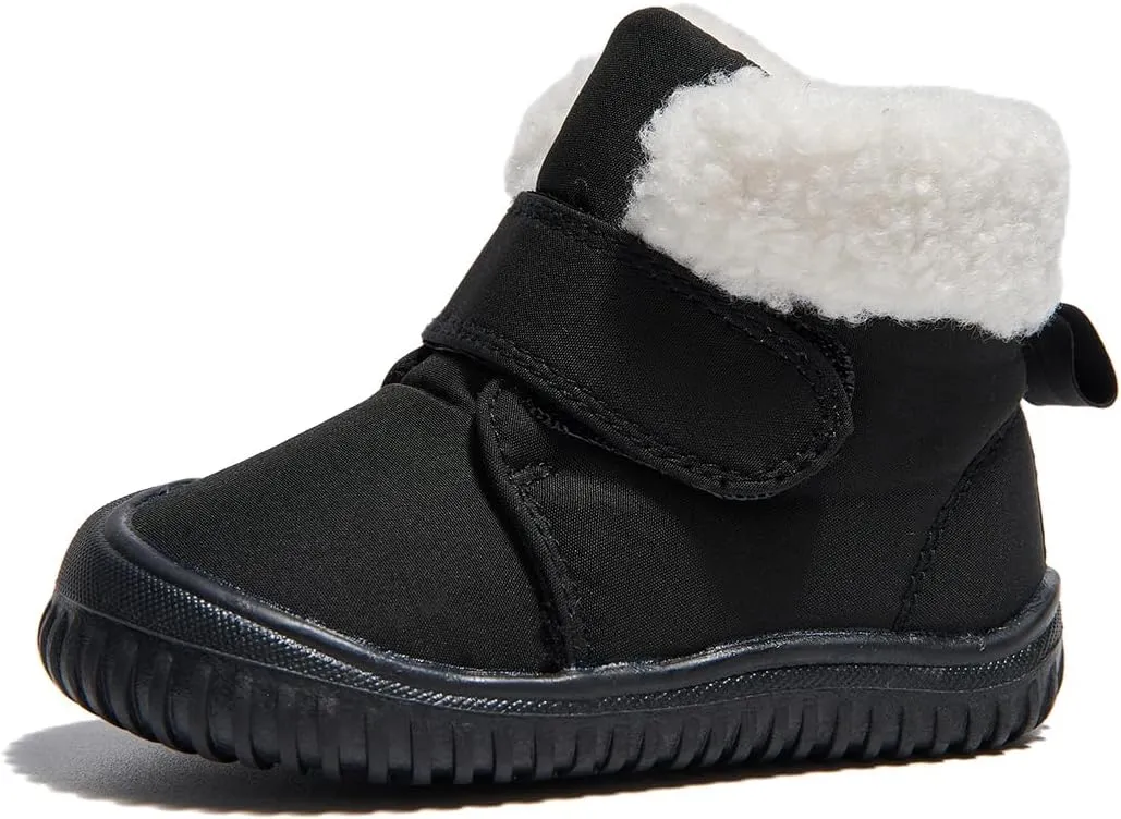 Newsonet Toddler Winter Snow Boots Boys Girls Cold Weather Baby Faux Fur Shoes (Infant/Toddler/)