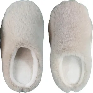 OYOANGLE Women's Furry Faux Fur Bedroom Slippers Round Toe Slip on Home Slippers