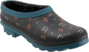 PENDLETON Women's Clog with Faux Fur Lining, Premium Rubber, Non-Slip Sole, 1.5" Heel