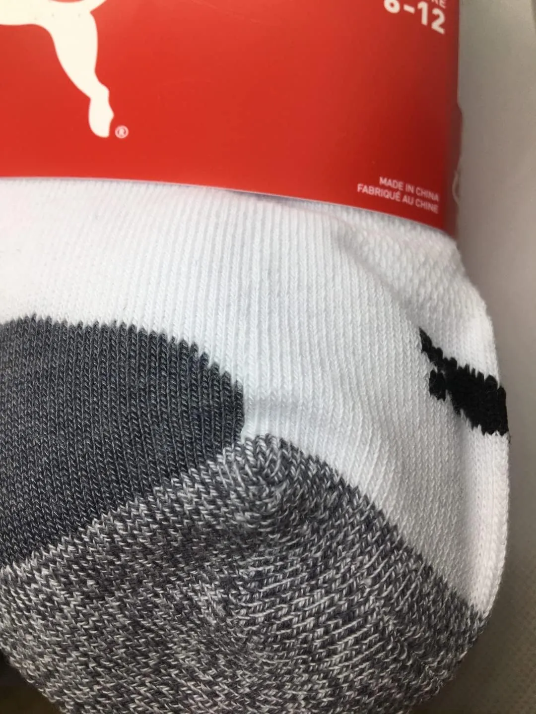 PUMA Mens No Show Low Cut Moisture Control Sport Socks