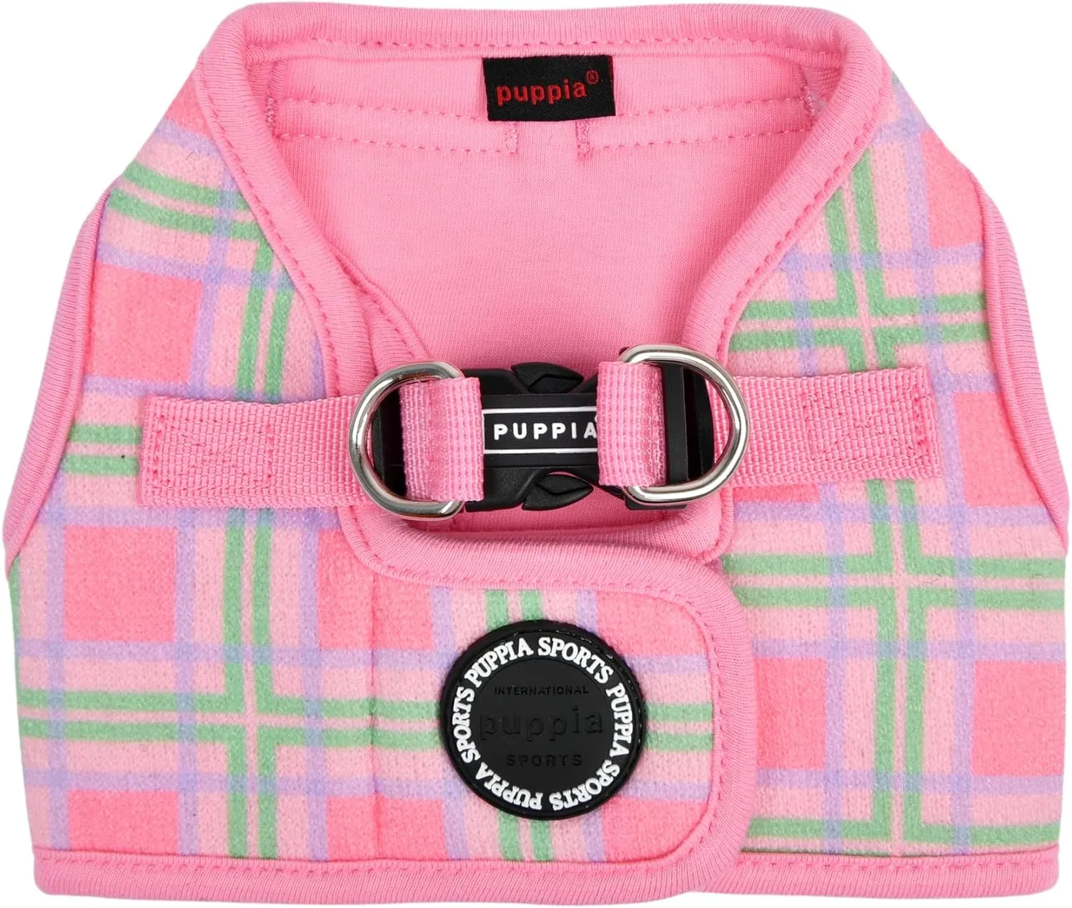 Puppia Spring and Summer Fashion Step-in Vest Dog Harness, Pink_Jaylen, Medium