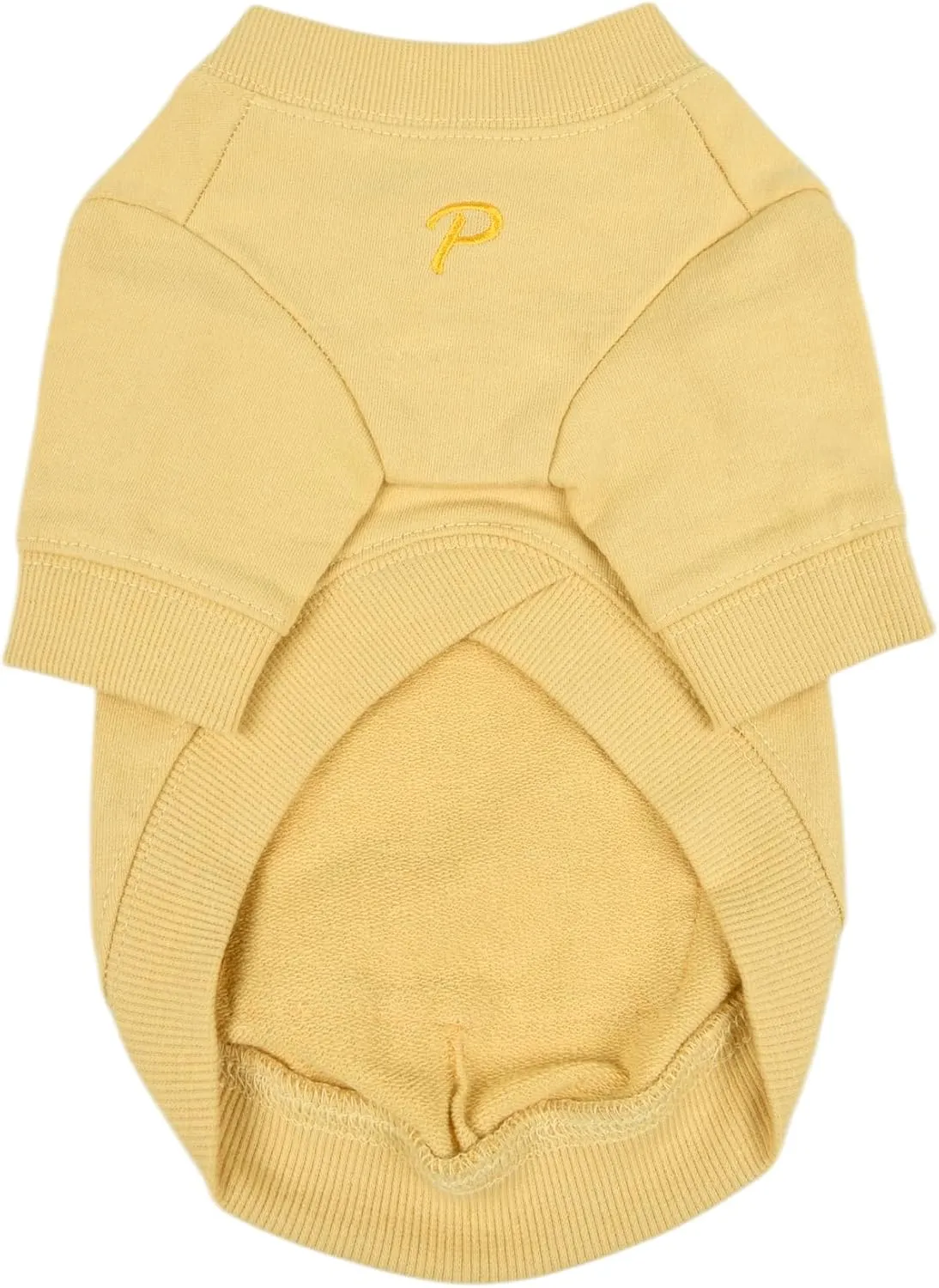 Puppia Zaid Dog Shirt Round NeckTrendy Fashionable Cute Dog Apparel for Small and Medium Dogs, Beige, X-Large