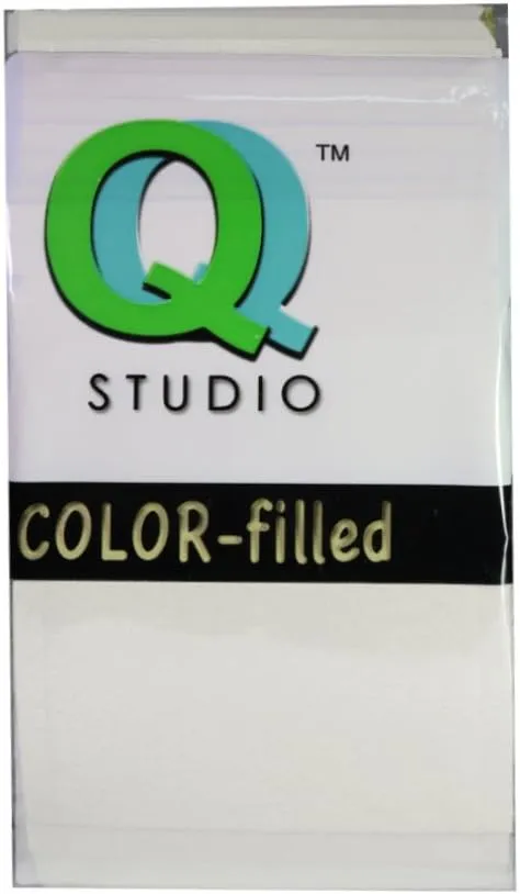 QQ Studio 100x Premium Smell Proof Food Safe Double-Sided Color Mylar Foil Flat Heat Sealable Sample QuickQlick Zipper Seal Bag 7.5x10cm (3x4") (White)