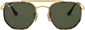 Ray-Ban RB3648M The Marshal II Hexagonal Sunglasses