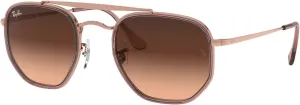 Ray-Ban RB3648M The Marshal II Hexagonal Sunglasses