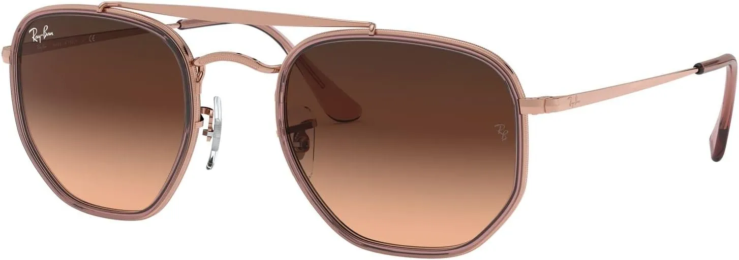 Ray-Ban RB3648M The Marshal II Hexagonal Sunglasses