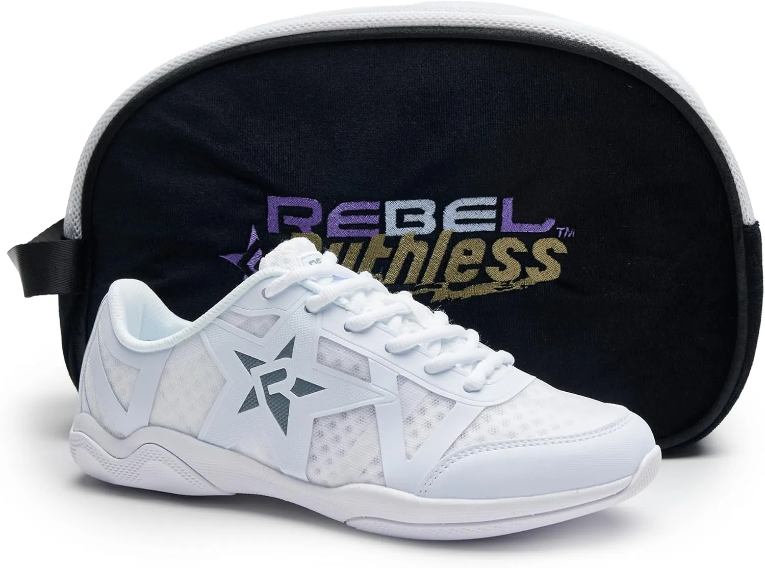 Rebel Athletic Ruthless White Cheer Shoe
