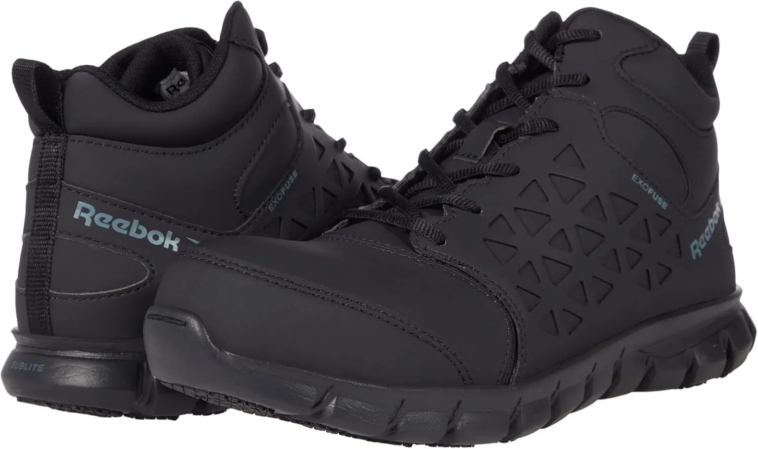 Reebok Sublite Cushion Work Comp Toe EH Black 13 D (M)