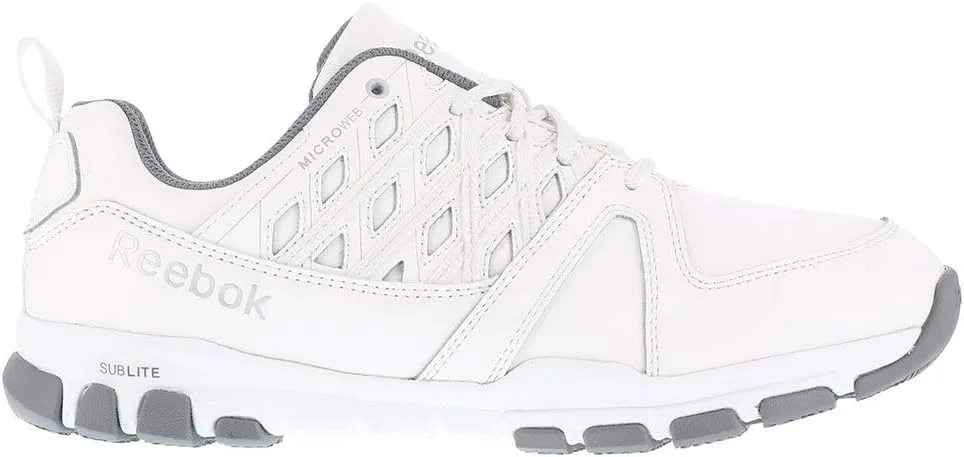 Reebok Women's Rb424 Sublite Cushion Work Safety Toe Athletic Shoe White Industrial & Construction