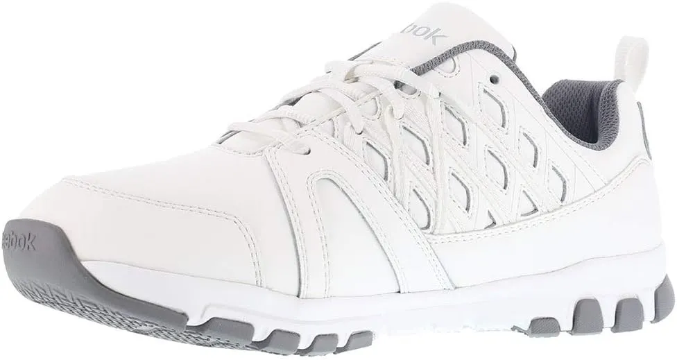 Reebok Women's Rb424 Sublite Cushion Work Safety Toe Athletic Shoe White Industrial & Construction