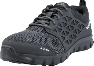 Reebok Work Men's Rb4041 Sublite Cushion Safety Toe Athletic Work Shoe Black