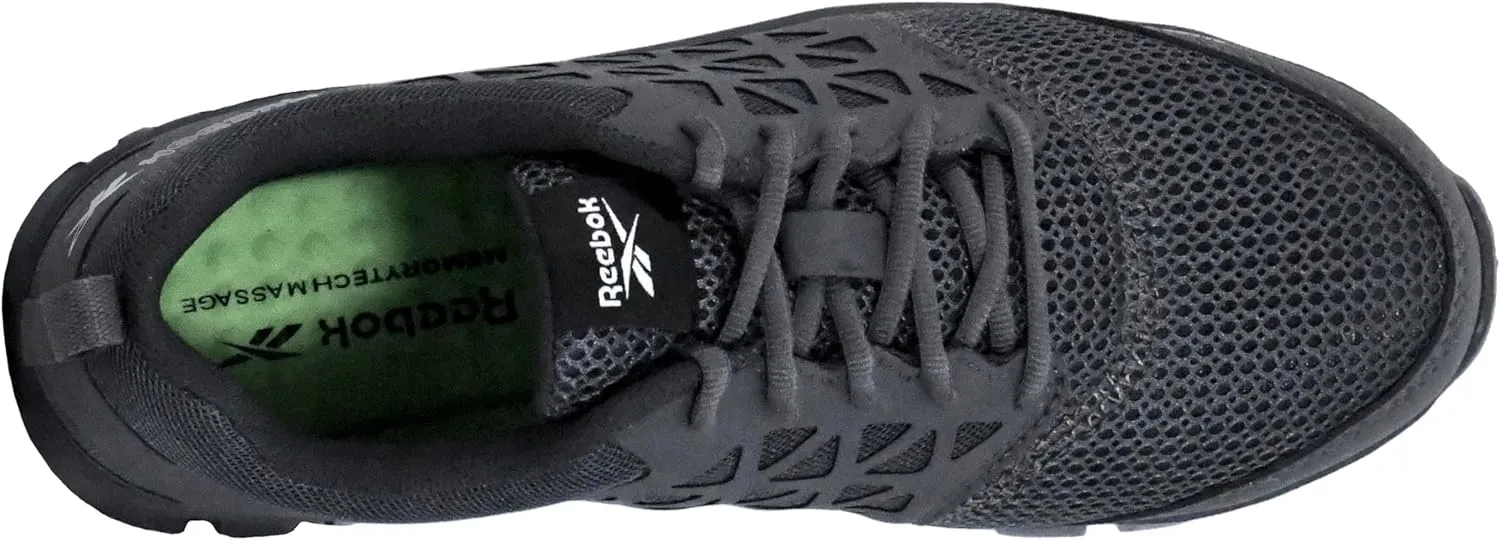 Reebok Work Men's Rb4041 Sublite Cushion Safety Toe Athletic Work Shoe Black