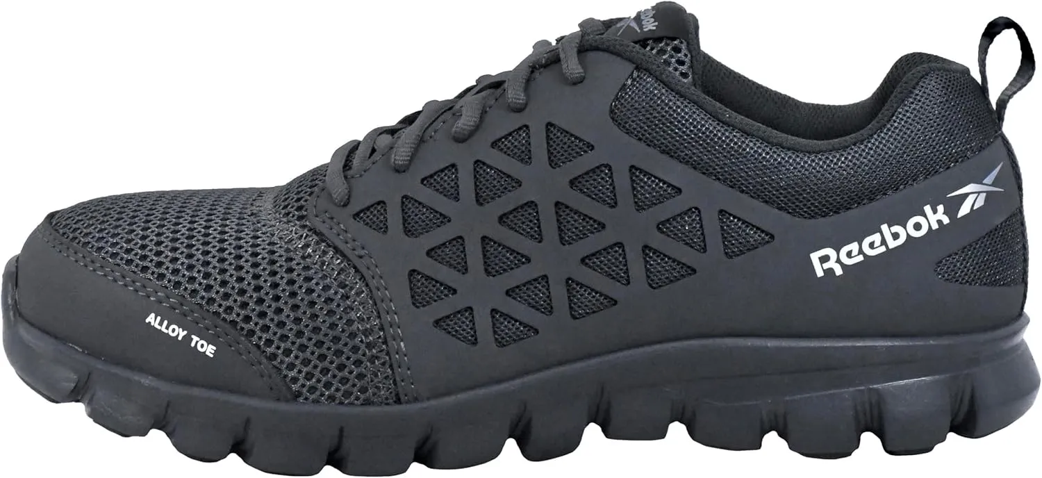 Reebok Work Men's Rb4041 Sublite Cushion Safety Toe Athletic Work Shoe Black