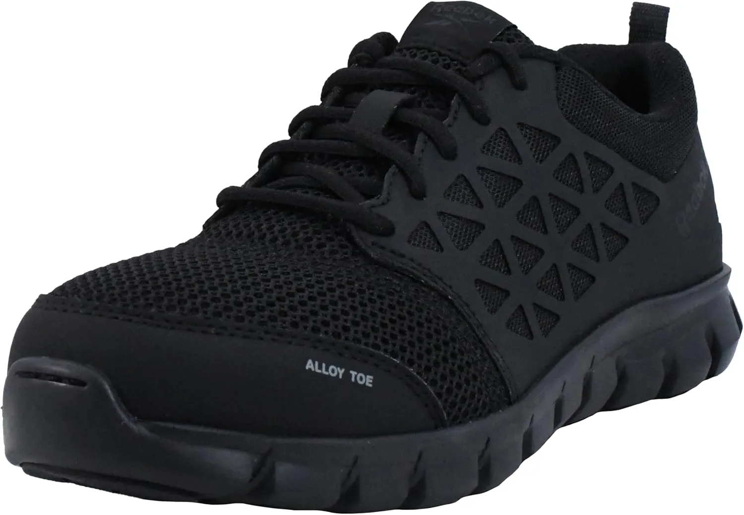 Reebok Work Men's Rb4041 Sublite Cushion Safety Toe Athletic Work Shoe Black