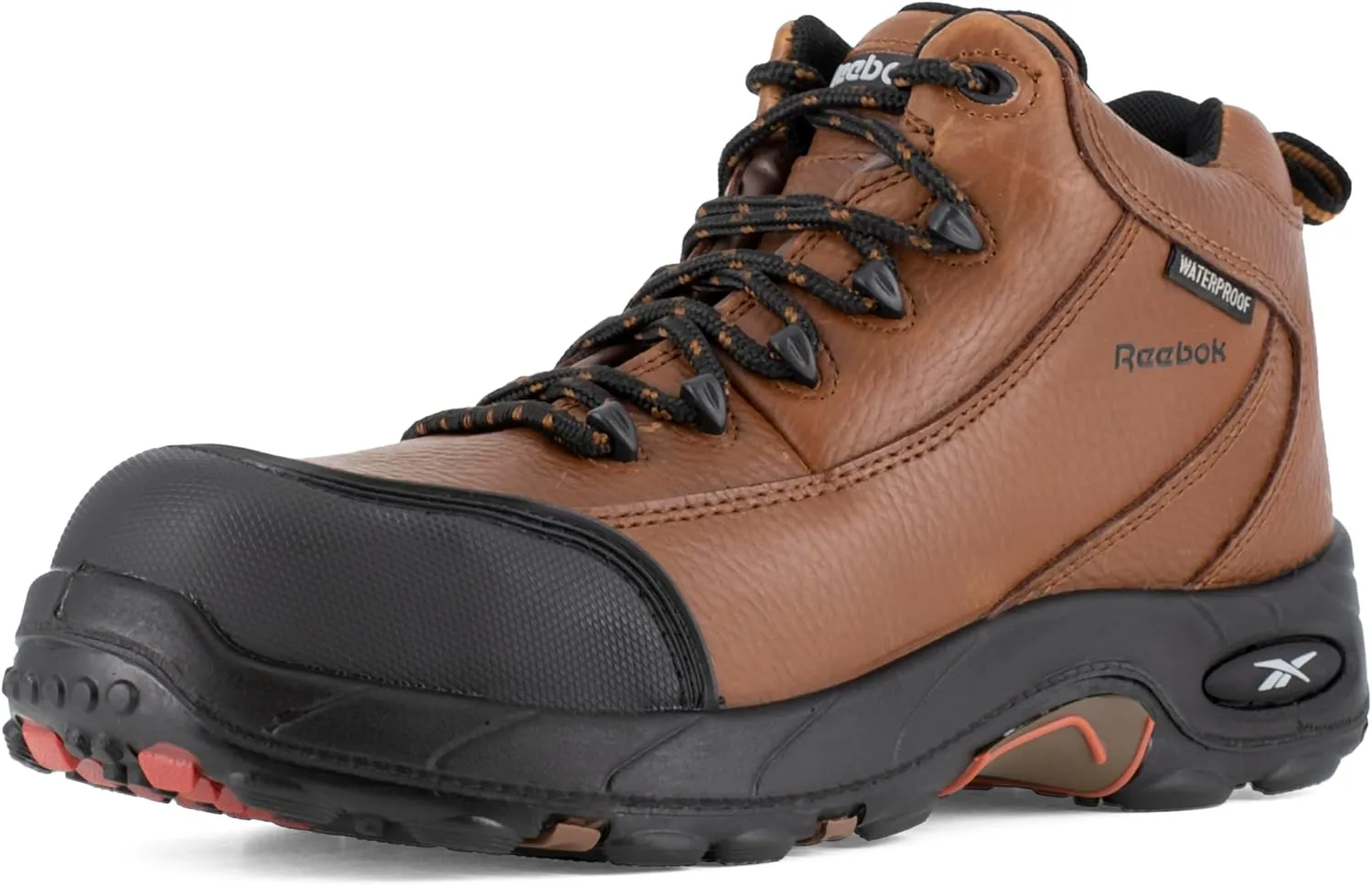 Reebok Work Men's Rb4444 Tiahawk Safety Composite Toe Waterproof Sport Hiker Boot Brown Work