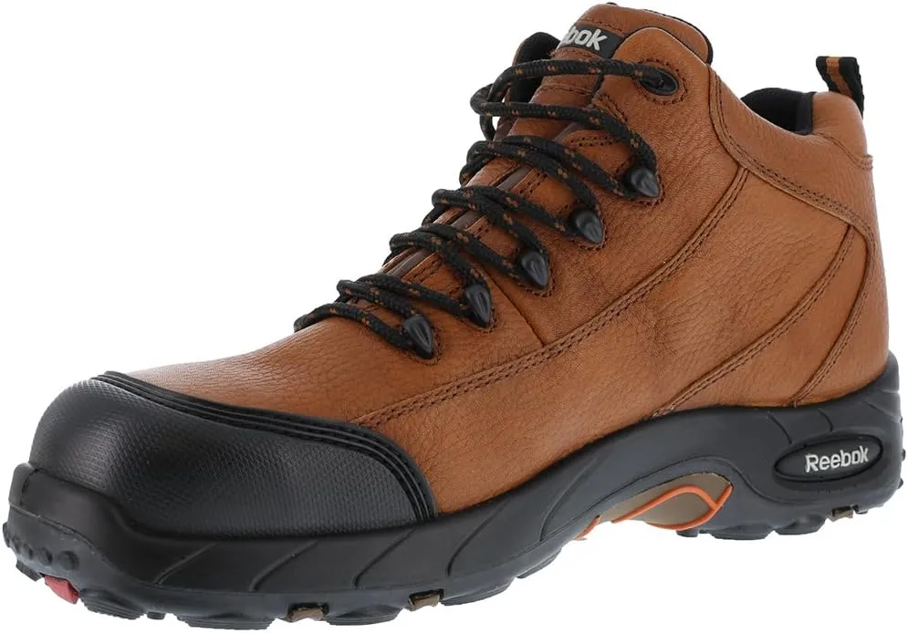 Reebok Work Men's Rb4444 Tiahawk Safety Composite Toe Waterproof Sport Hiker Boot Brown Work