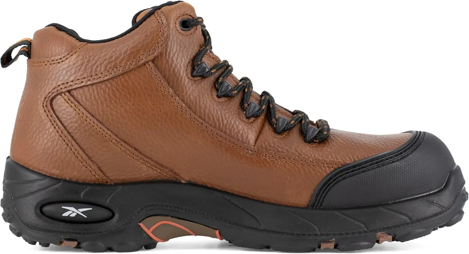Reebok Work Men's Rb4444 Tiahawk Safety Composite Toe Waterproof Sport Hiker Boot Brown Work