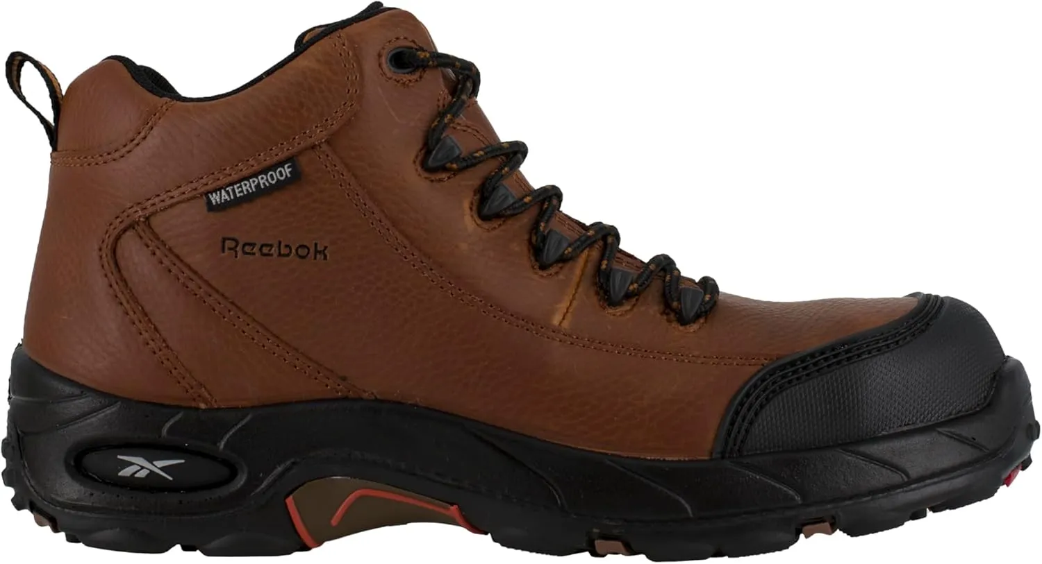 Reebok Work Men's Rb4444 Tiahawk Safety Composite Toe Waterproof Sport Hiker Boot Brown Work