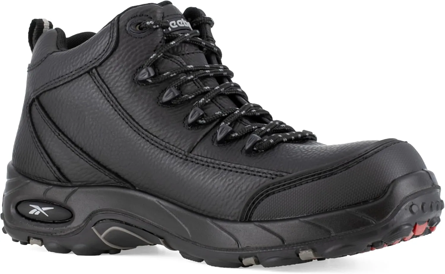 Reebok Work Men's RB4555 Tiahawk Safety Composite Toe Waterproof Sport Work Boot Black