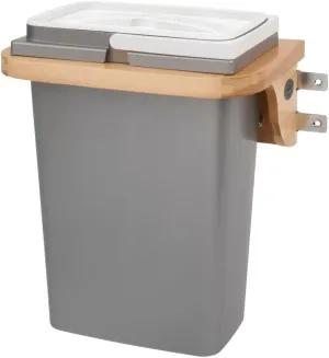 Rev-A-Shelf Wood Vanity Cabinet Door Mount Waste Container