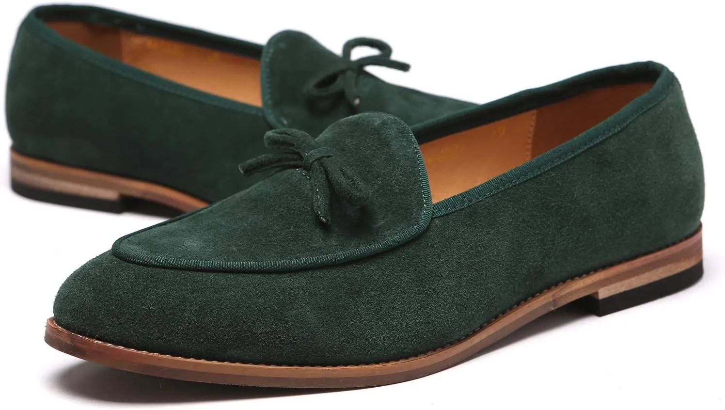 Santimon Men's Casual Tassel Bow Slip-On Driving Penny Loafers Boat Shoes Driver Moccasins