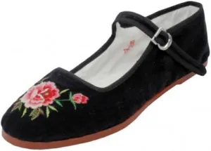 Shoes8teen Womens Sequins Glitter Round Toe Ballet Flat with Bow