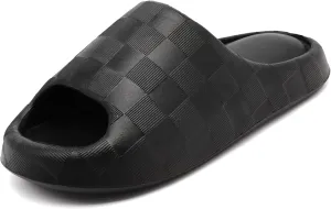 Slides for Women Men, Waterproof Cloud Slides Indoor,Quick Drying Shower Shoes, Soft House Slippers for Woman