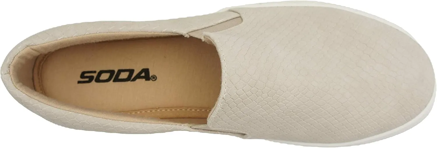 Soda TOPSHOE ave- Hike Platform Slip- On Sneaker w/Cushion Foam