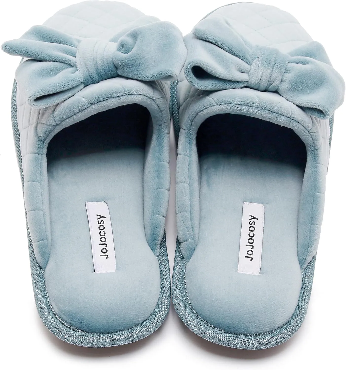 Sweet Bowknot Comfort Lady’s Closed-toe Memory Foam Slippers