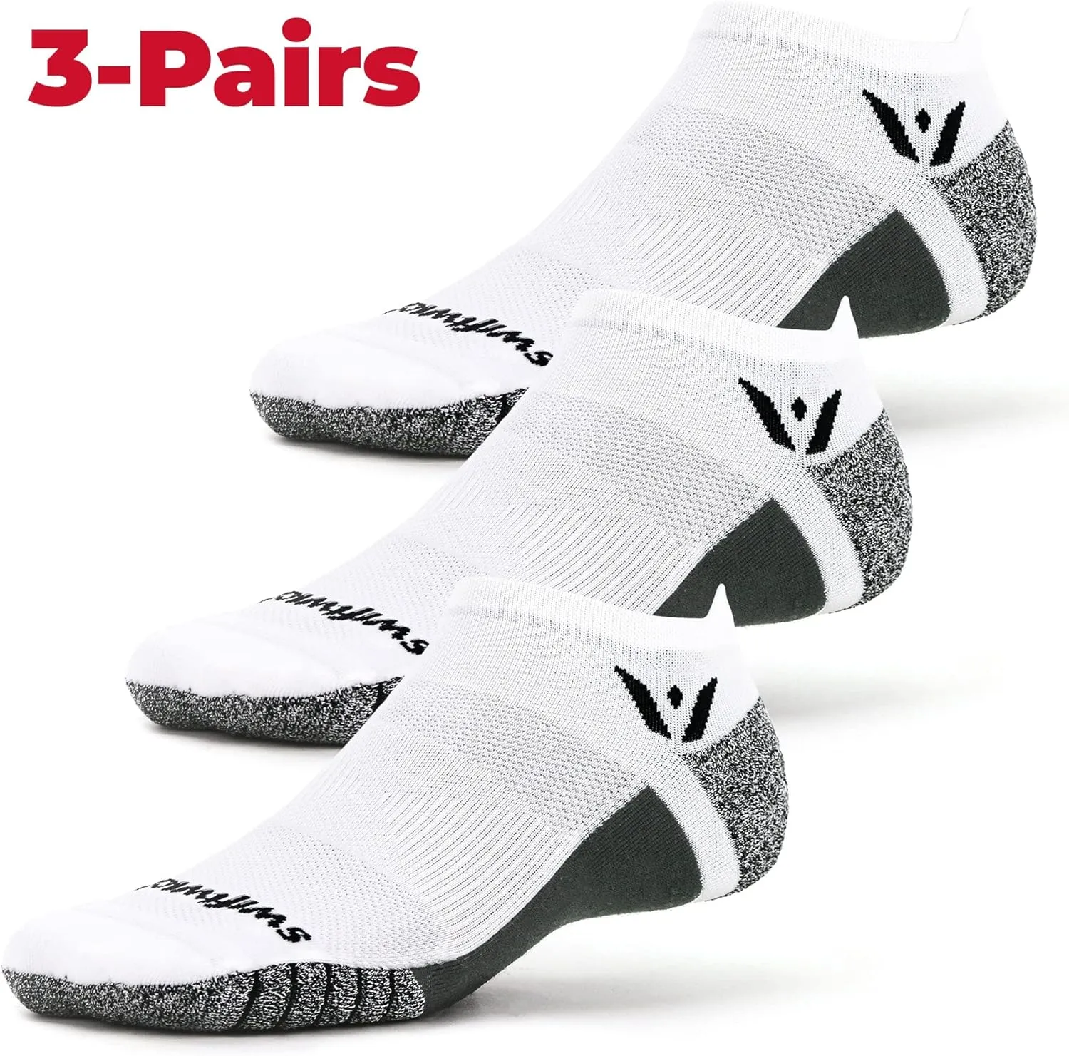 Swiftwick- FLITE XT ZERO Non-Slip Running Socks, Golf Socks, Ultimate Stability