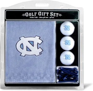 Team Golf NCAA Gift Set Embroidered Golf Towel, 3 Golf Balls, and 14 Golf Tees 2-3/4" Regulation, Tri-Fold Towel 16" x 22" & 100% Cotton