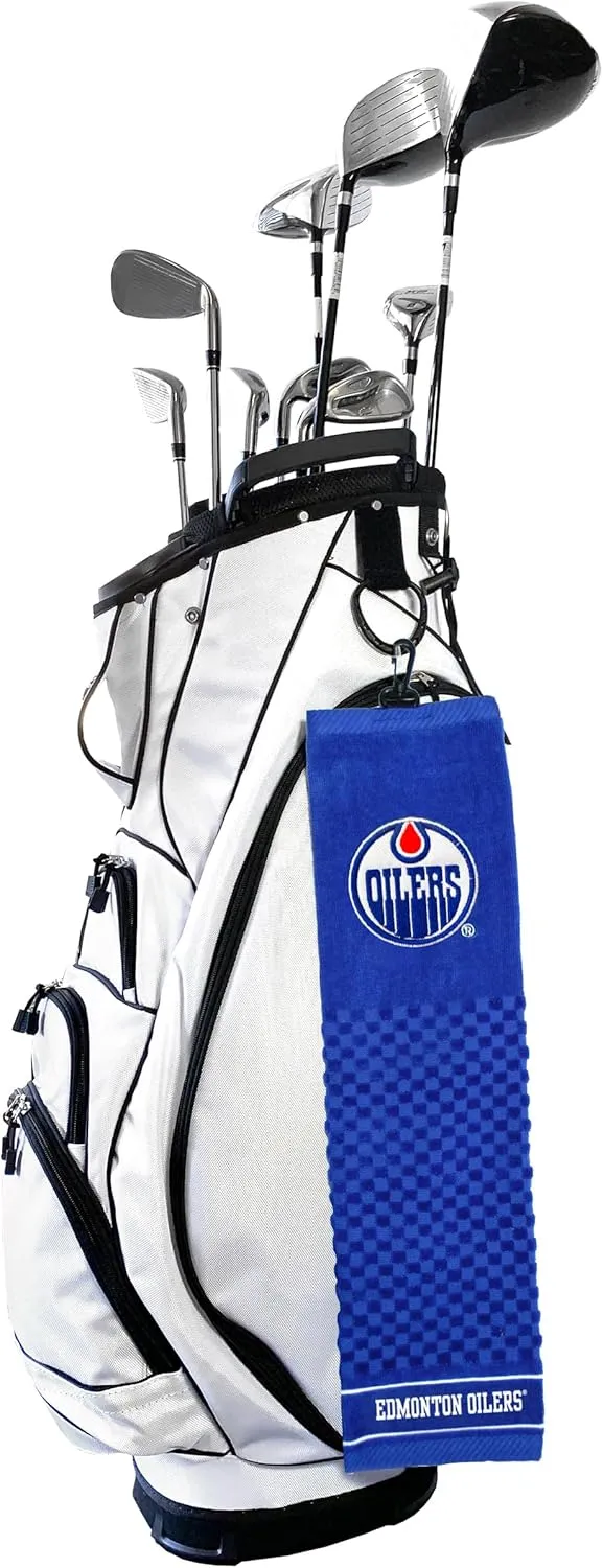 Team Golf NHL Embroidered Golf Towel, Checkered Scrubber Design, Embroidered Logo