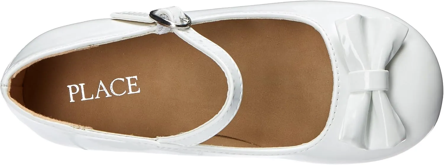 The Children's Place Girls Kayla Velvet Flat Shoe Shoe