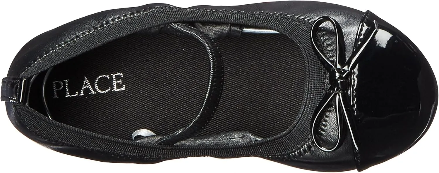The Children's Place Girls Kayla Velvet Flat Shoe Shoe