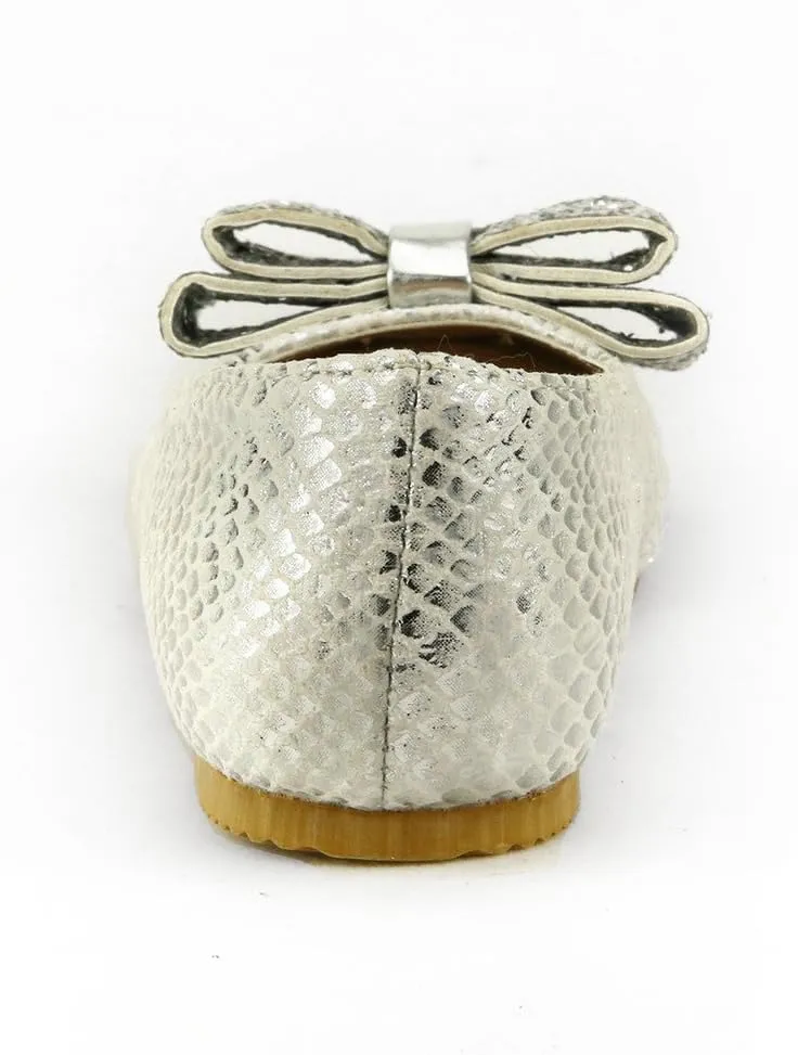The Doll Maker Snake Skin Metallic Flat