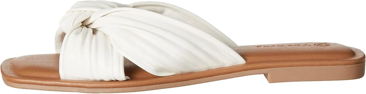 The Drop Women's Ida Bow Flat Sandal Slippers
