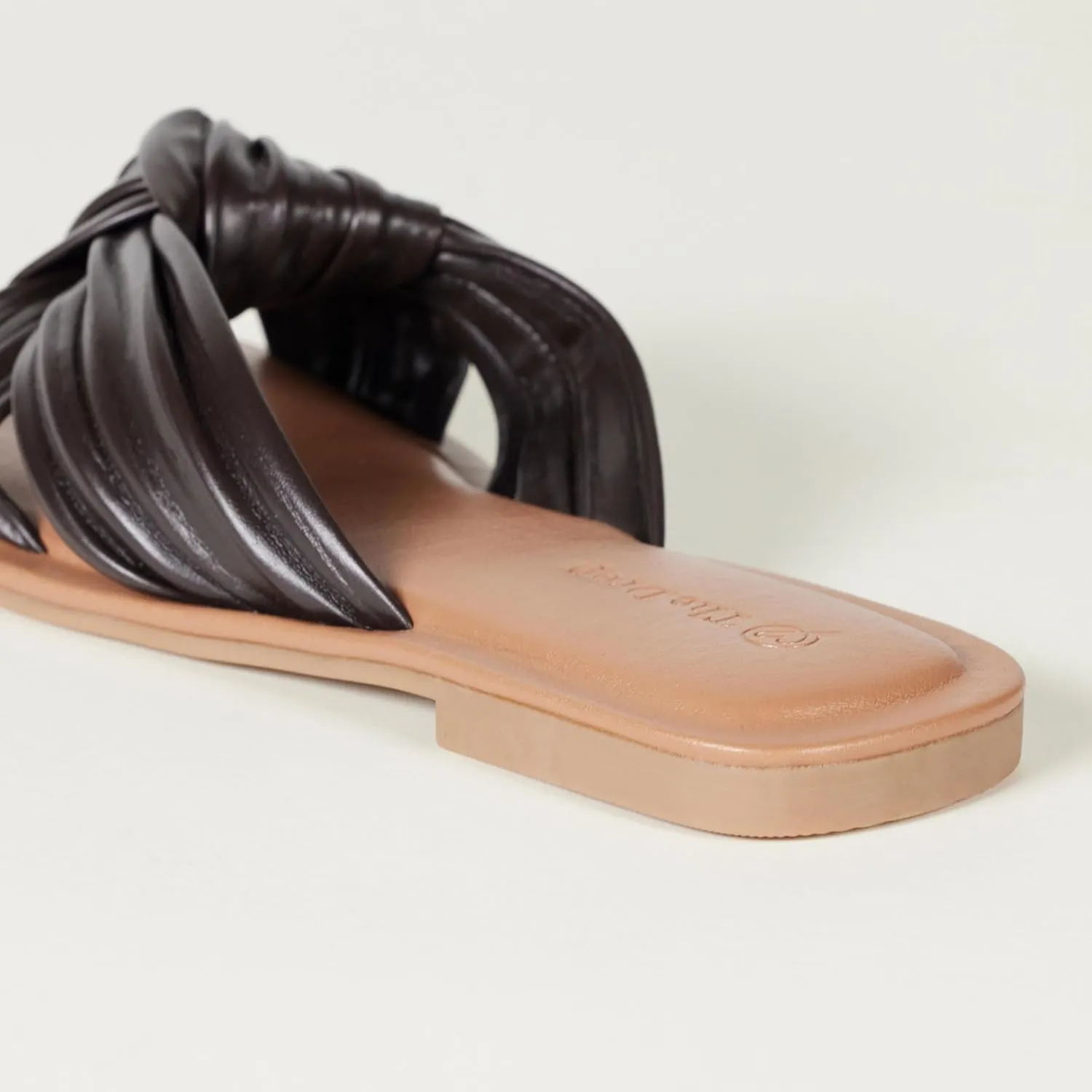 The Drop Women's Ida Bow Flat Sandal Slippers