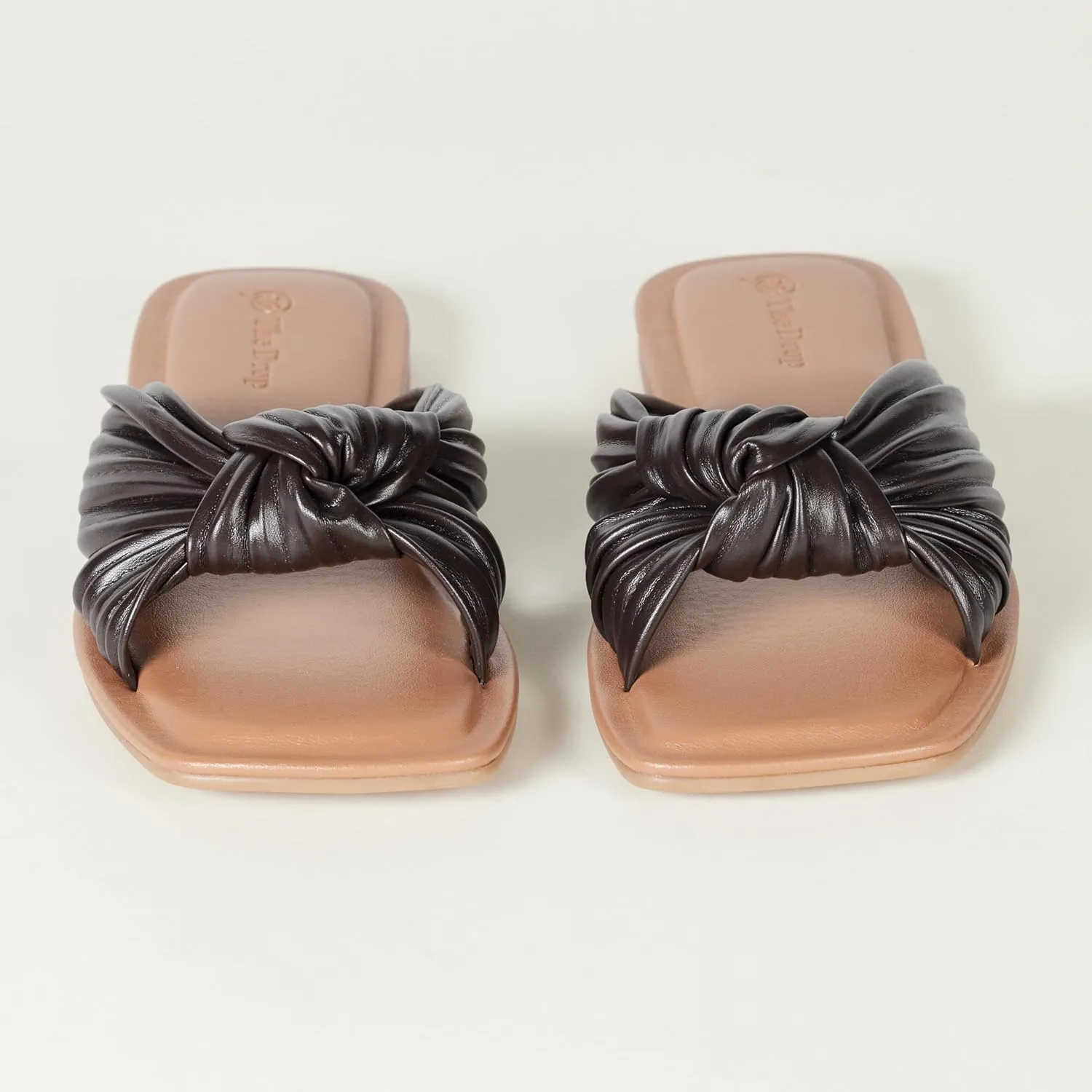The Drop Women's Ida Bow Flat Sandal Slippers