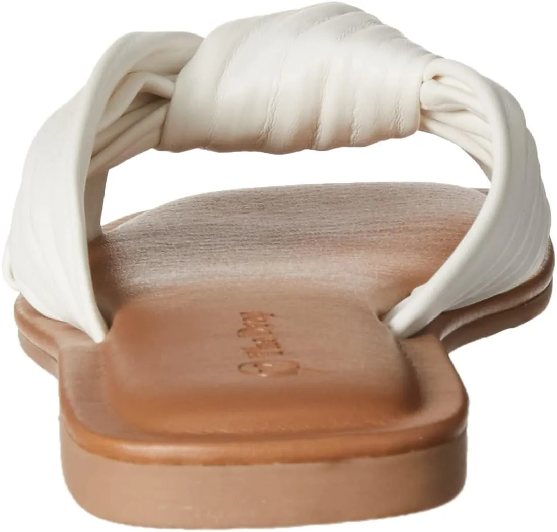 The Drop Women's Ida Bow Flat Sandal Slippers