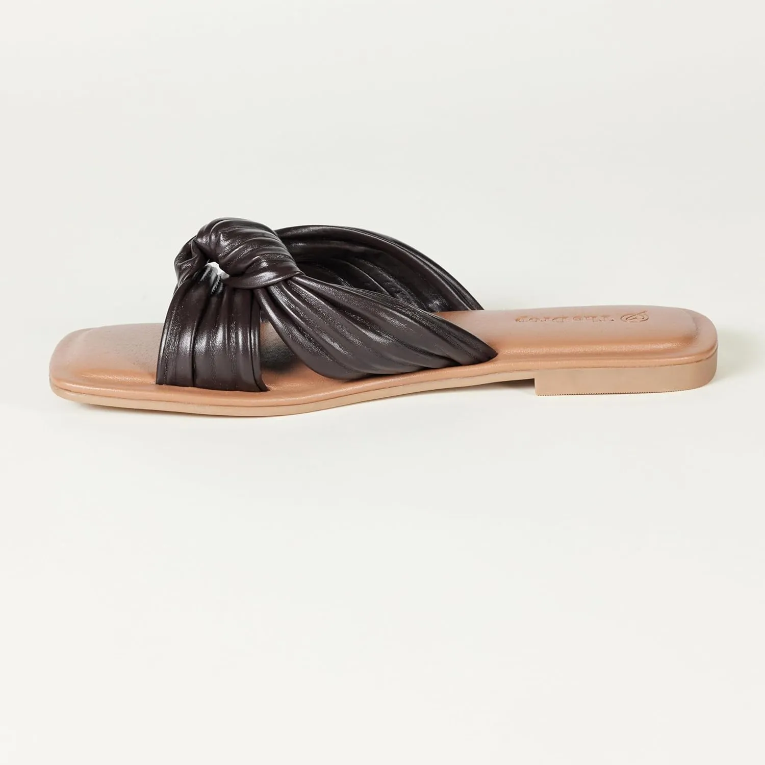 The Drop Women's Ida Bow Flat Sandal Slippers