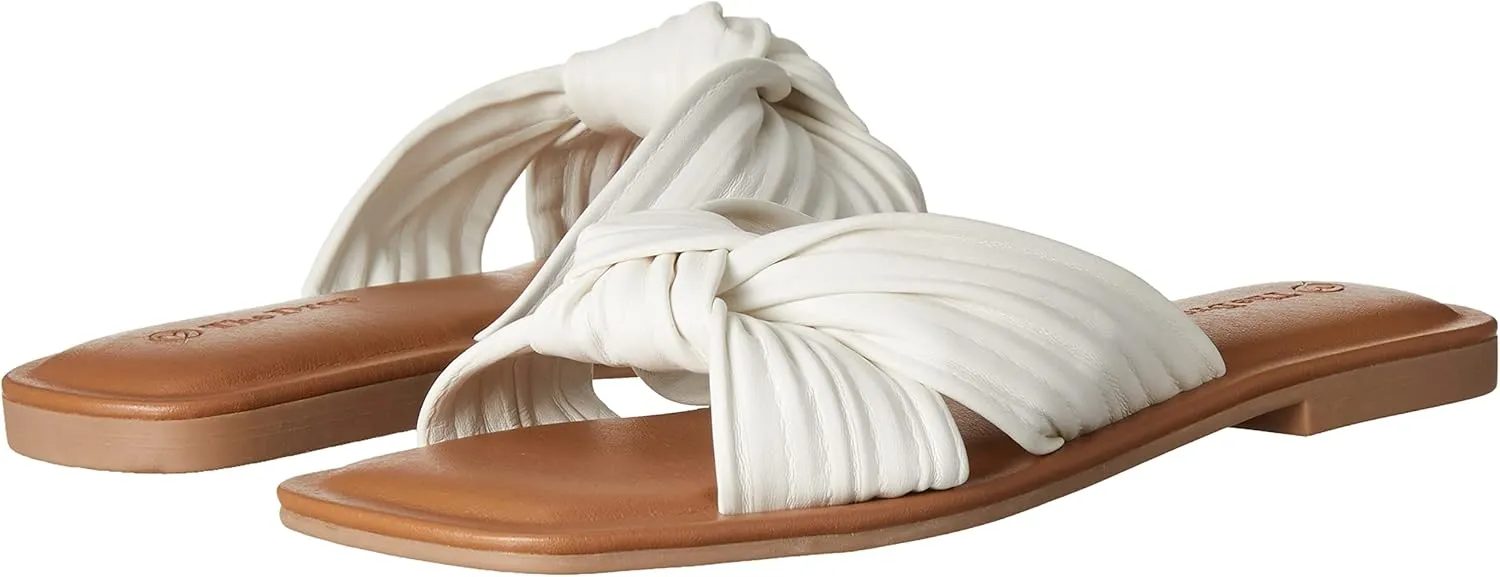 The Drop Women's Ida Bow Flat Sandal Slippers