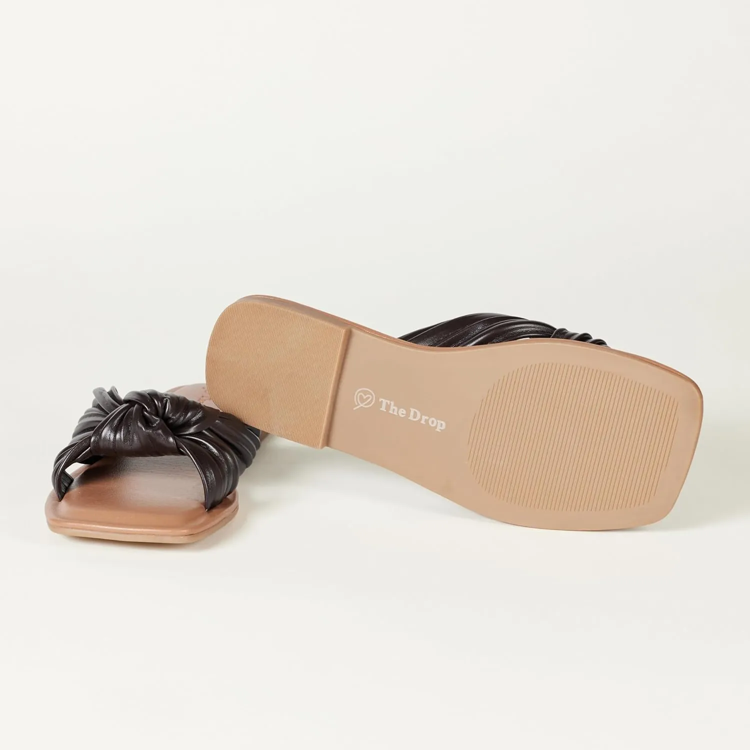 The Drop Women's Ida Bow Flat Sandal Slippers