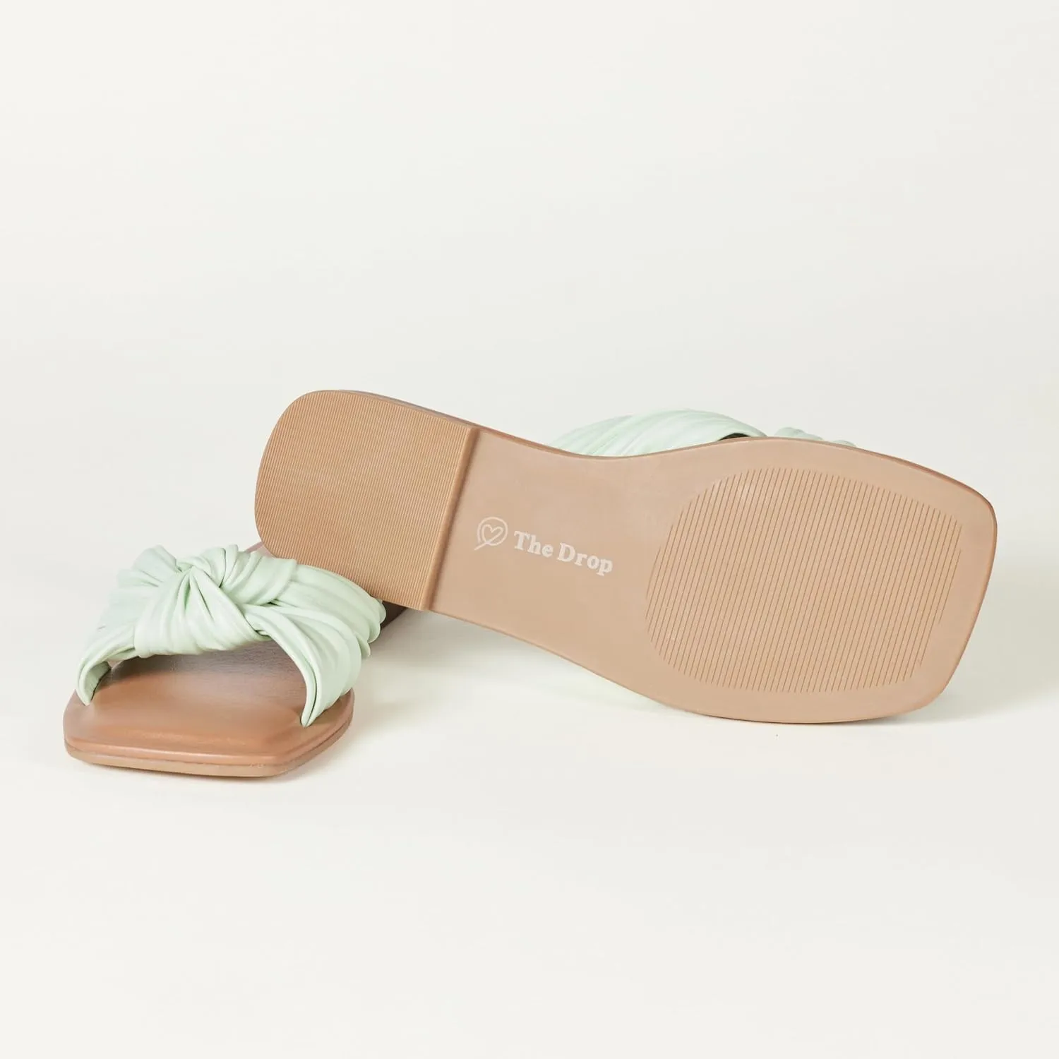 The Drop Women's Ida Bow Flat Sandal Slippers