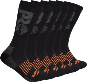Timberland PRO Men's 6-Pack Crew Socks