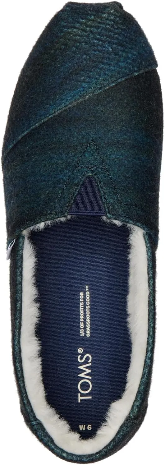 TOMS Women's, Alpargata Faux Fur Lined Slip-On
