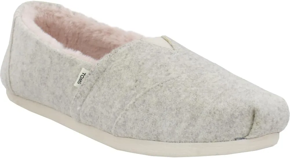 TOMS Women's, Alpargata Faux Fur Lined Slip-On