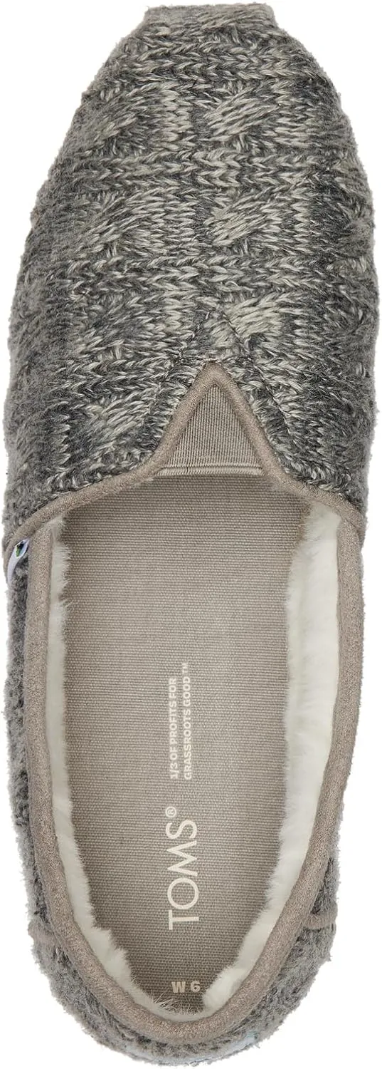 TOMS Women's, Alpargata Faux Fur Lined Slip-On