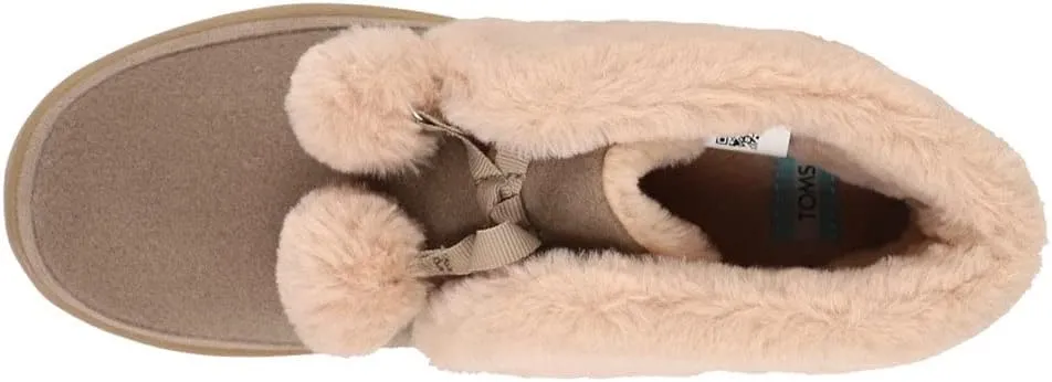 TOMS Womens Celeste Bootie Casual Slippers Casual - Brown