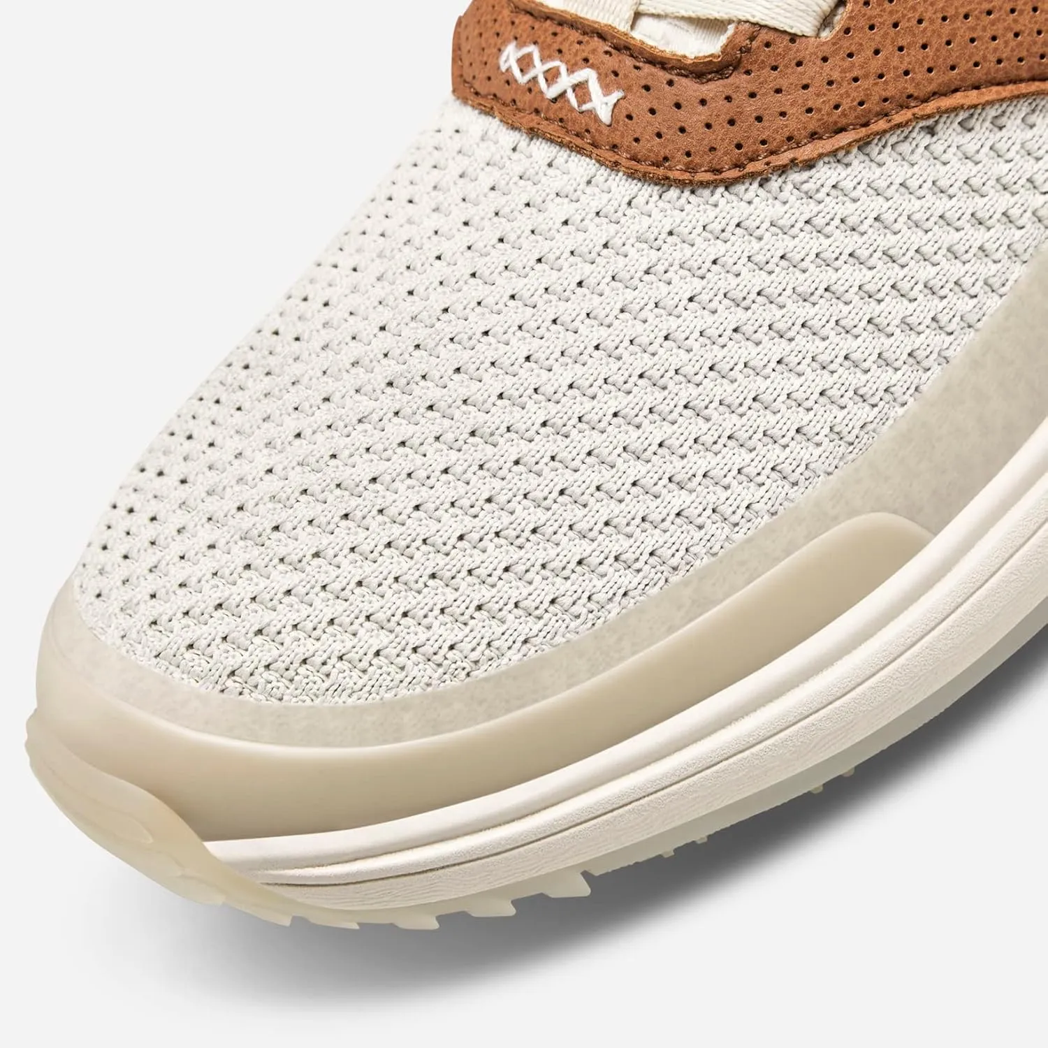 True LUX Hybrid, Men's Golf Shoes, Waterproof Knit Upper, 100% Nappa Leather Saddle