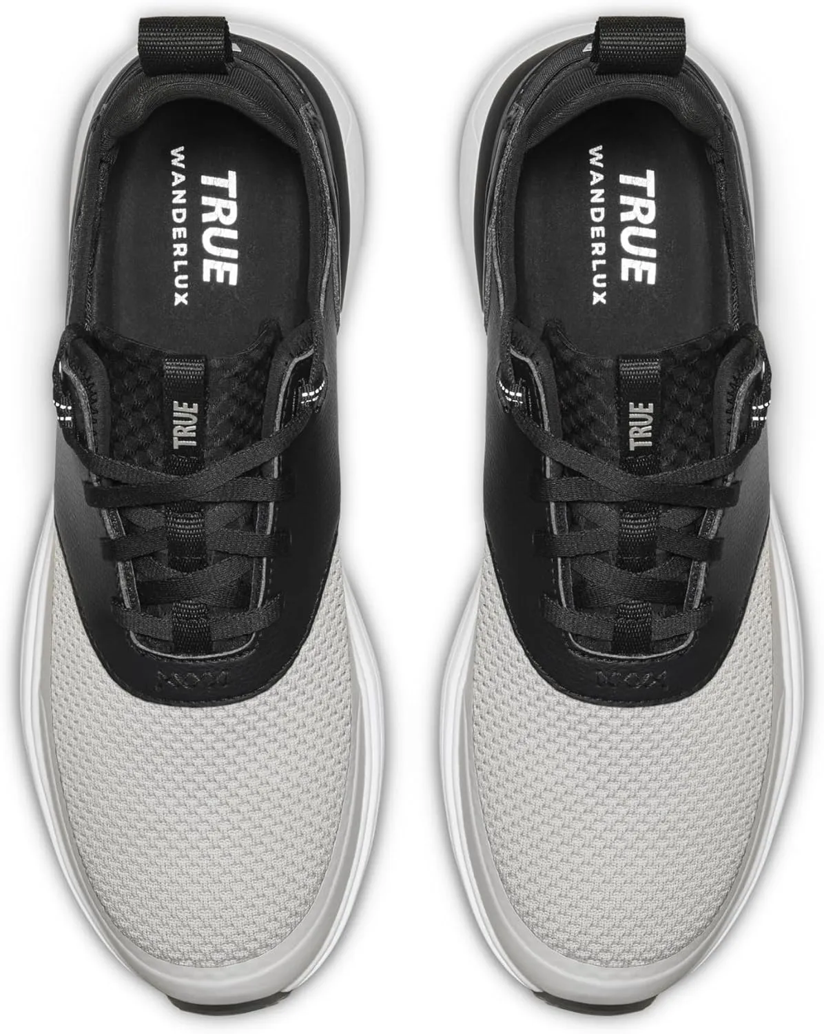 True LUX Hybrid, Men's Golf Shoes, Waterproof Knit Upper, 100% Nappa Leather Saddle